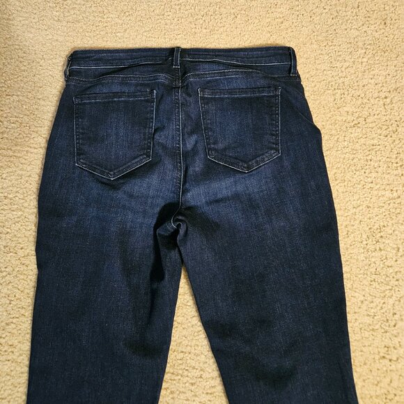 NYDJ Alina Leggings Jegging stretch Dark Wash denim Lift and Tuck size 10P - Picture 4 of 5